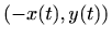 $ (-x(t),y(t))$