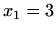 $ x_1=3$