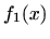 $\displaystyle f_1(x)$