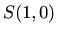 $ S(1,0)$