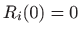 $ R_i(0)=0$