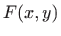 $\displaystyle F(x,y)$