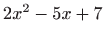 $ x^{2}+7x+12$