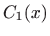 $ \displaystyle C_1(x)$